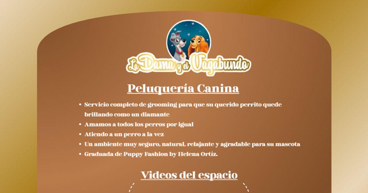 Peluquería Canina La Dama & El Vagabundo